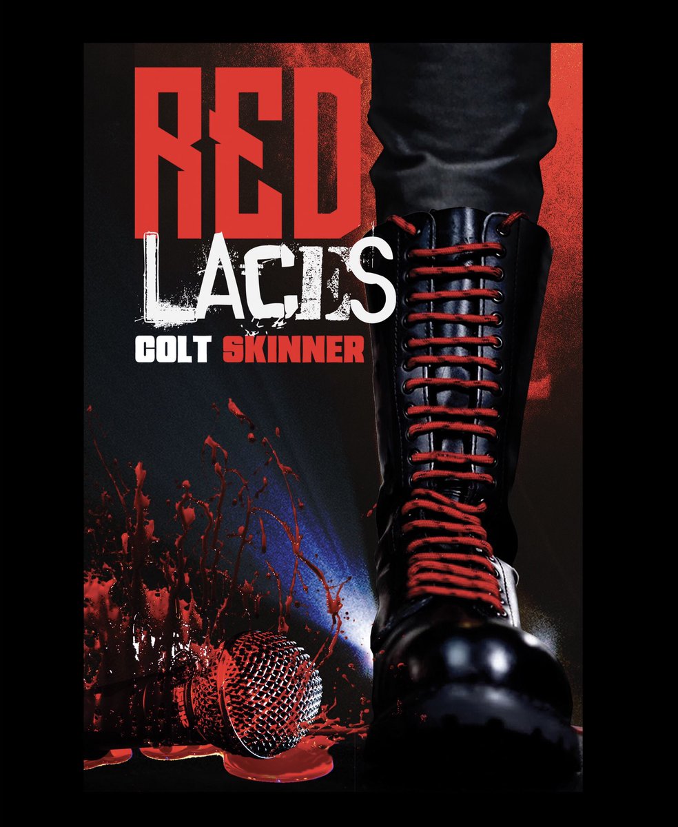 It’s COVER REVEAL time!!

Red Laces by <a href="/Scary_Skinner/">Colt Skinner</a> 
Cover art by <a href="/FrankNobleArt/">Don Noble</a> 

Some people deserve what’s coming to them…
 
Available 8/9 on Godless and 8/23 on Amazon