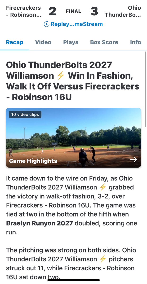 Ohio Thunderbolts 2027~Williamson tweet media