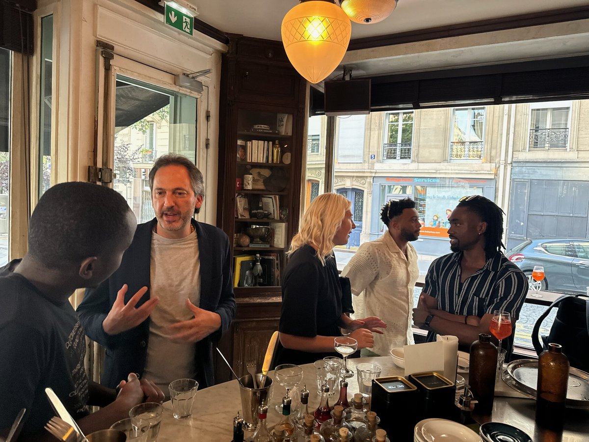 PRDaily's tweet photo. PR Daily co-hosted a gethering of athletes and executives gathered in Paris for a networking reception in partnership with the @GreenBuzzAgency, @Axios, and @TheMOGLApp. Attendees talked with Olympians mingling over champagne and custom cocktails.
#PRDailyEvents https://t.co/7HbBIPEh7R
