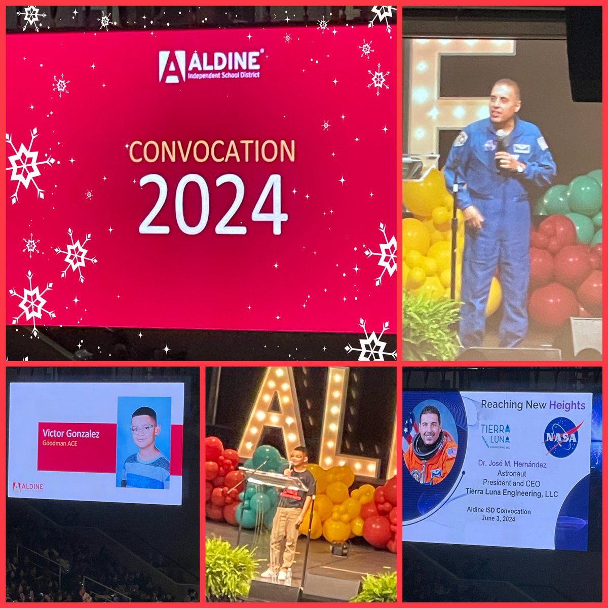 HealthAisd's tweet photo. Thank you NASA Astronaut, Dr. Jose Hernandez, for that great message.  @Astro_Jose @AldineISD #AldineImpact https://t.co/cM5eUkE7rK