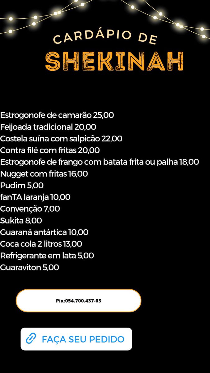 shekinan4's tweet photo. Faça seu pedido 😋 https://t.co/NGNsy8QFrt