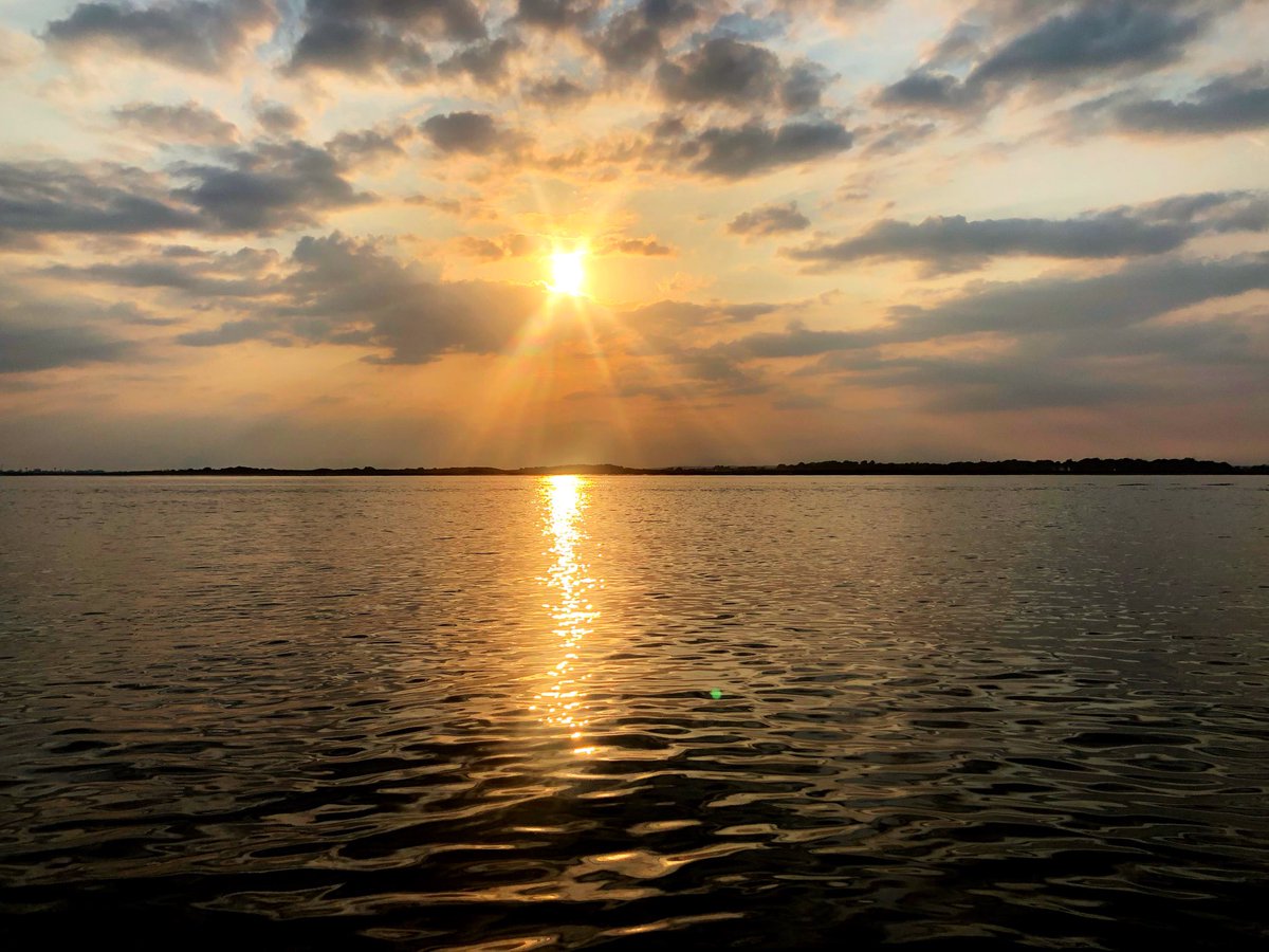 Last night racing a 100 year old #SolentSunbeam around Chichester harbour. The breeze died and we did some drifting but what an evening to be on the water. Park, Peacock, Ellanore… visiting old friends!