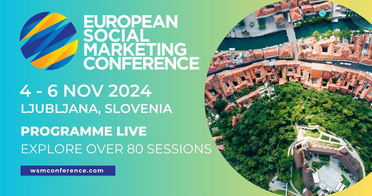 🎉 Join us at the European Social Marketing Conference 2024! We're excited to announce the initial program is now live. With over 80 sessions from 22 countries, this year promises to be our most exciting yet! 🌍📅 #SocialImpact #ESMC24 #SocialMarketing bit.ly/ESMC24PROG