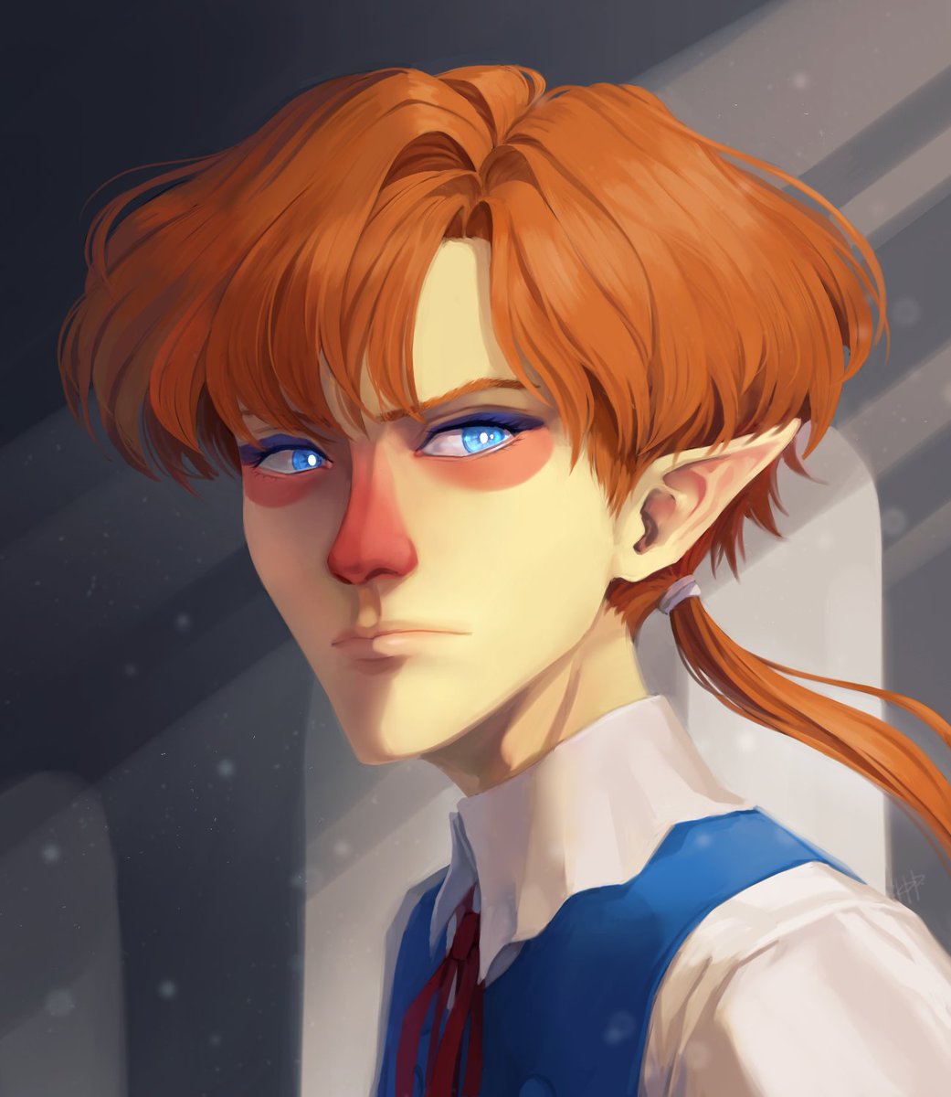 Suddenly decided to practice lineless rendering style
Also I haven't drawn non-stylized faces in years... 💀