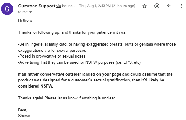 RukiRei_vr's tweet photo. I am tired this is the last thing i wanted to do.
I was falsely suspended from @gumroad on my birthday for my model spiders. All ive gotten is ai responses not a single human has replied to me in OVER a week. no one will tell me what about it was breaking tos
more in replies https://t.co/WpSITGzCoB