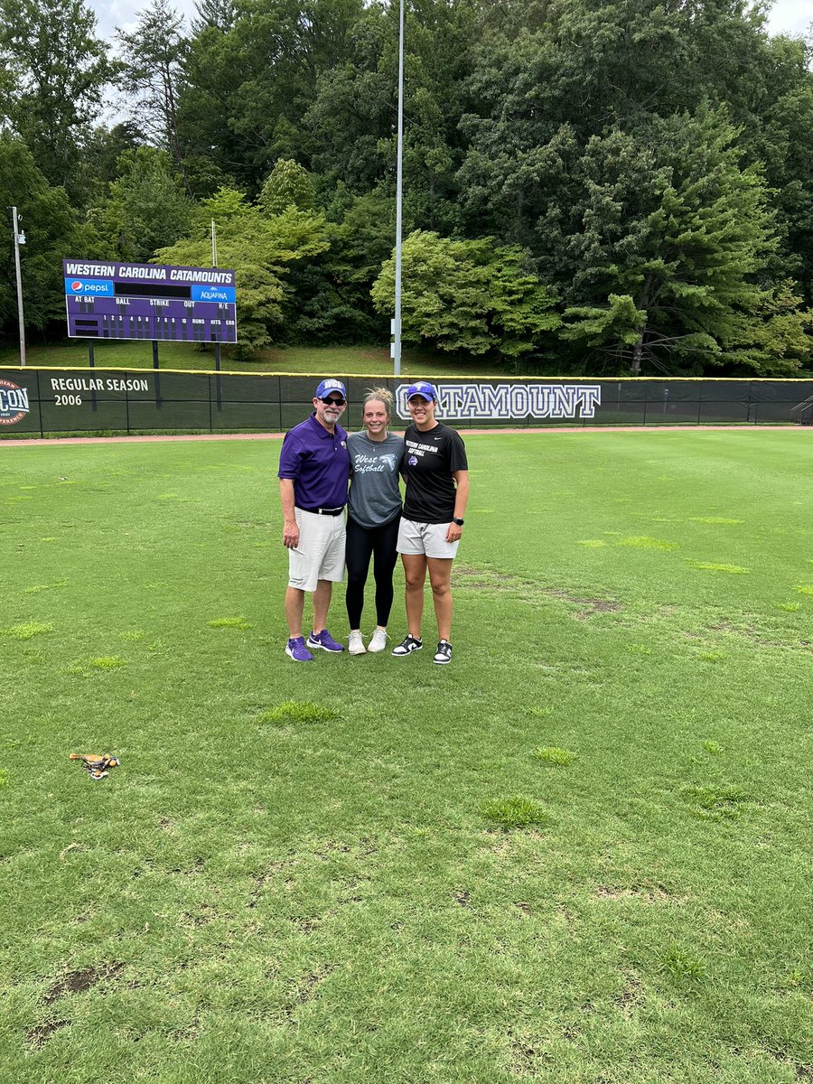 After a great visit with <a href="/Mads_Arm2Strong/">Maddie Armstrong</a> and <a href="/Clift_coach/">Jim Clift</a>, I want to say thank you for another D1 offer. I am so grateful! Thank you <a href="/CatamountSB/">Western Carolina Softball</a>