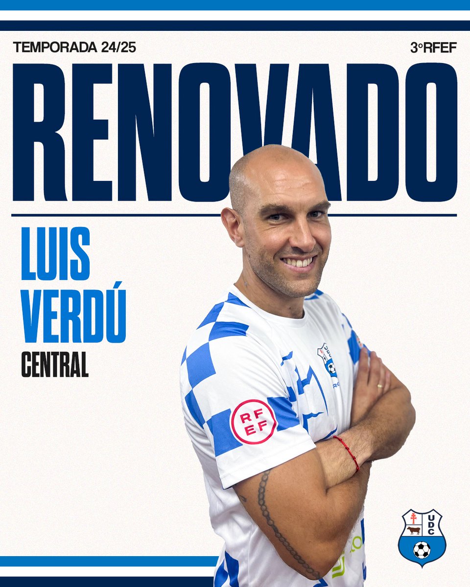 𝐎𝐅𝐈𝐂𝐈𝐀𝐋 | ✍🏼

Luis Verdú seguirá aportándonos su experiencia y carácter en la defensa caravaqueña un año más 

¡Vamos! 

⚔