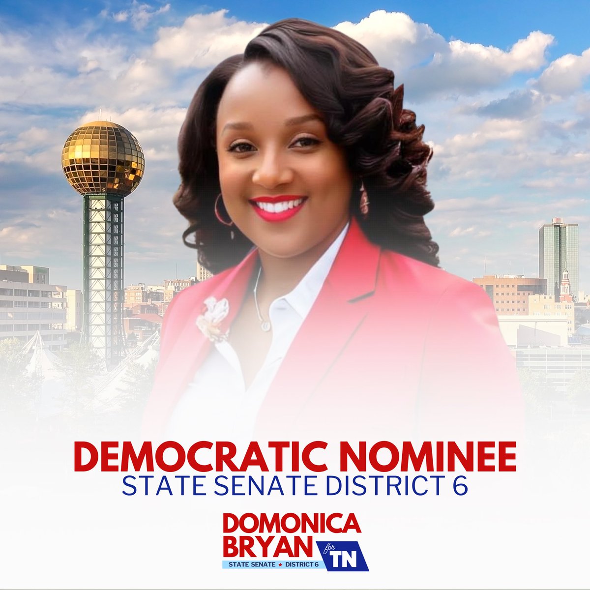 It’s official! It’s GO TIME. I’m so proud of all the County Democrat winners tonight! We are turning Knoxville BLUE! Let’s keep the momentum going. Thank you Knoxville for all the support I’ve received this far and I hope to earn even more over the next three months!