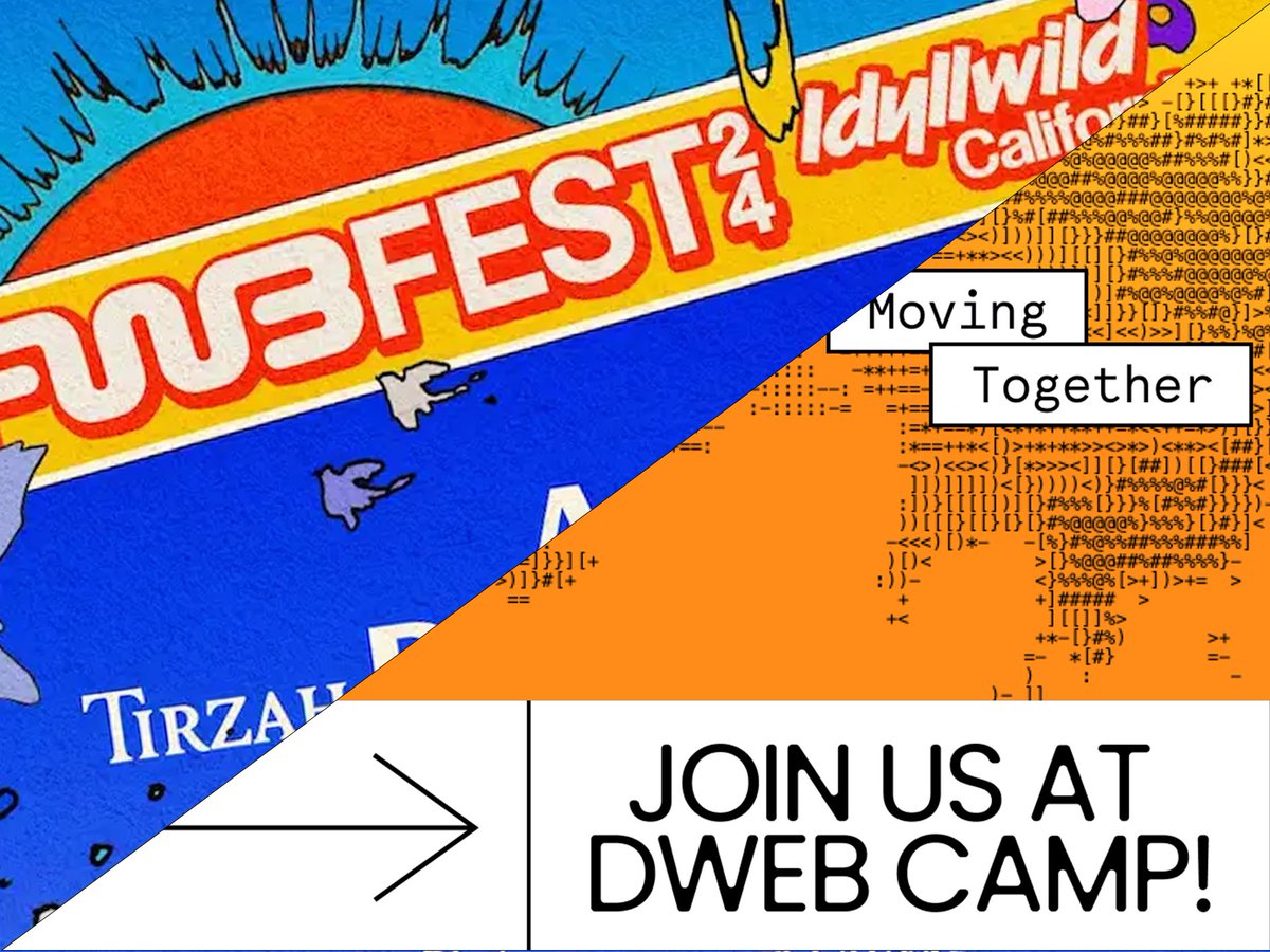 Our Arts Technologies team will be in California this coming week - first <a href="/VivLaNova/">Victoria Ivanova</a> and <a href="/kayhannahwatson/">Kay Watson</a> will be at <a href="/FWBtweets/">Friends With Benefits</a> this weekend and <a href="/ttoommmmiiee/">Tommie Introna</a> will be at <a href="/GETDWeb/">DWeb → ⁂ @dweb@social.coop</a> in the Redwoods the week after.