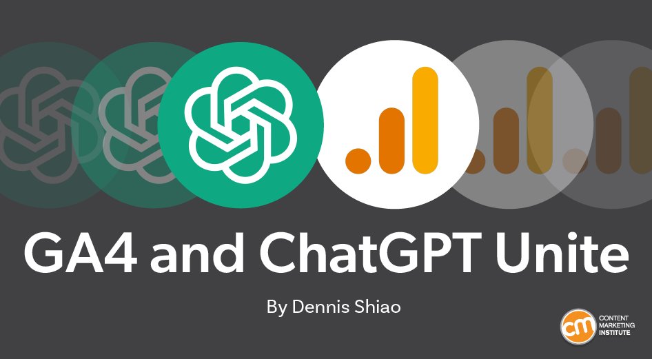 Dennis Shiao (he/him) (@dshiao) on Twitter photo ChatGPT can create content. But did you know?
It's also quite good at analyzing data and making recommendations.
<a href="/crestodina/">Andy Crestodina</a> came up with creative and innovative assignments for ChatGPT to analyze GA4 and email data.
contentmarketinginstitute.com/articles/unite… ChatGPT can create content. But did you know?
It's also quite good at analyzing data and making recommendations.
<a href="/crestodina/">Andy Crestodina</a> came up with creative and innovative assignments for ChatGPT to analyze GA4 and email data.
contentmarketinginstitute.com/articles/unite…