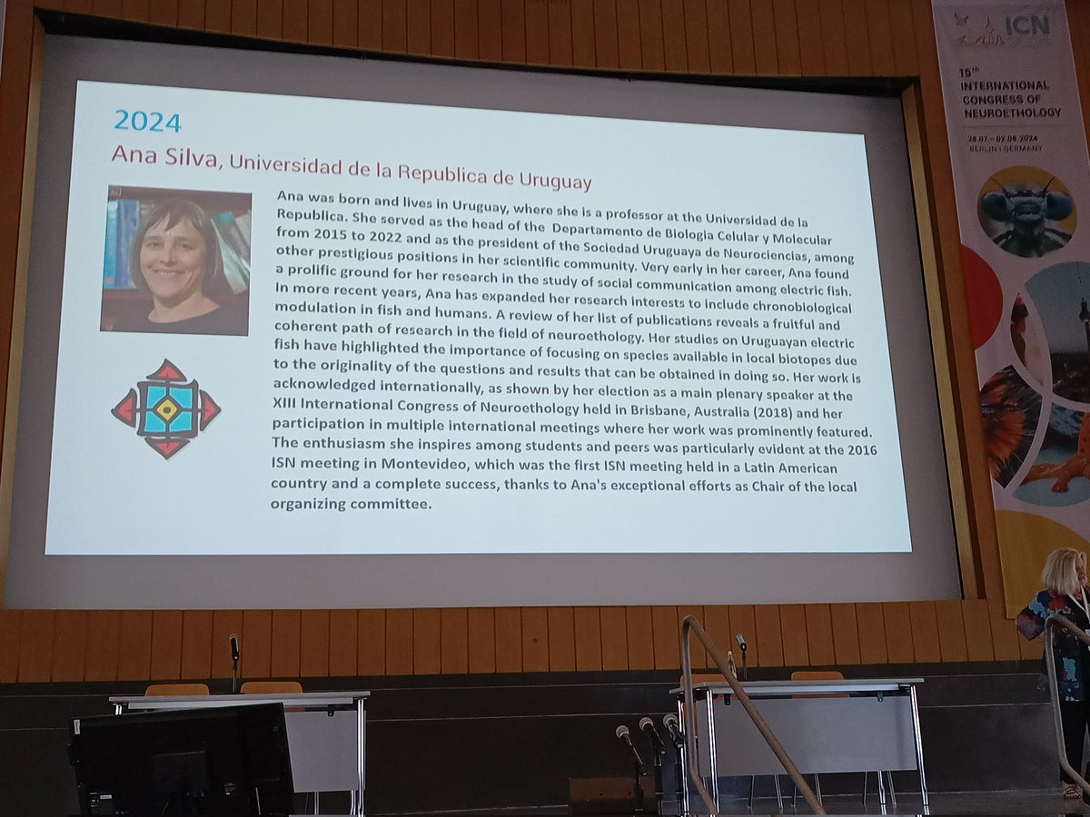 Bases Neurales de la Conducta Lab (@bconducta) on Twitter photo Orgullo total!!❤️ Nuestra querida Ana Silva, nombrada Fellow de la International Society for Neuroethology!! Reconocida por sus importantes contribuciones científicas y su construcción local e internacional de un colectivo rico e inclusivo. <a href="/FcienUdelar/">Facultad de Ciencias</a> <a href="/CronobiologiaU/">CRONOBIOLOGIA UY</a> <a href="/IIBCE/">Instituto Clemente Estable</a> Orgullo total!!❤️ Nuestra querida Ana Silva, nombrada Fellow de la International Society for Neuroethology!! Reconocida por sus importantes contribuciones científicas y su construcción local e internacional de un colectivo rico e inclusivo. <a href="/FcienUdelar/">Facultad de Ciencias</a> <a href="/CronobiologiaU/">CRONOBIOLOGIA UY</a> <a href="/IIBCE/">Instituto Clemente Estable</a>