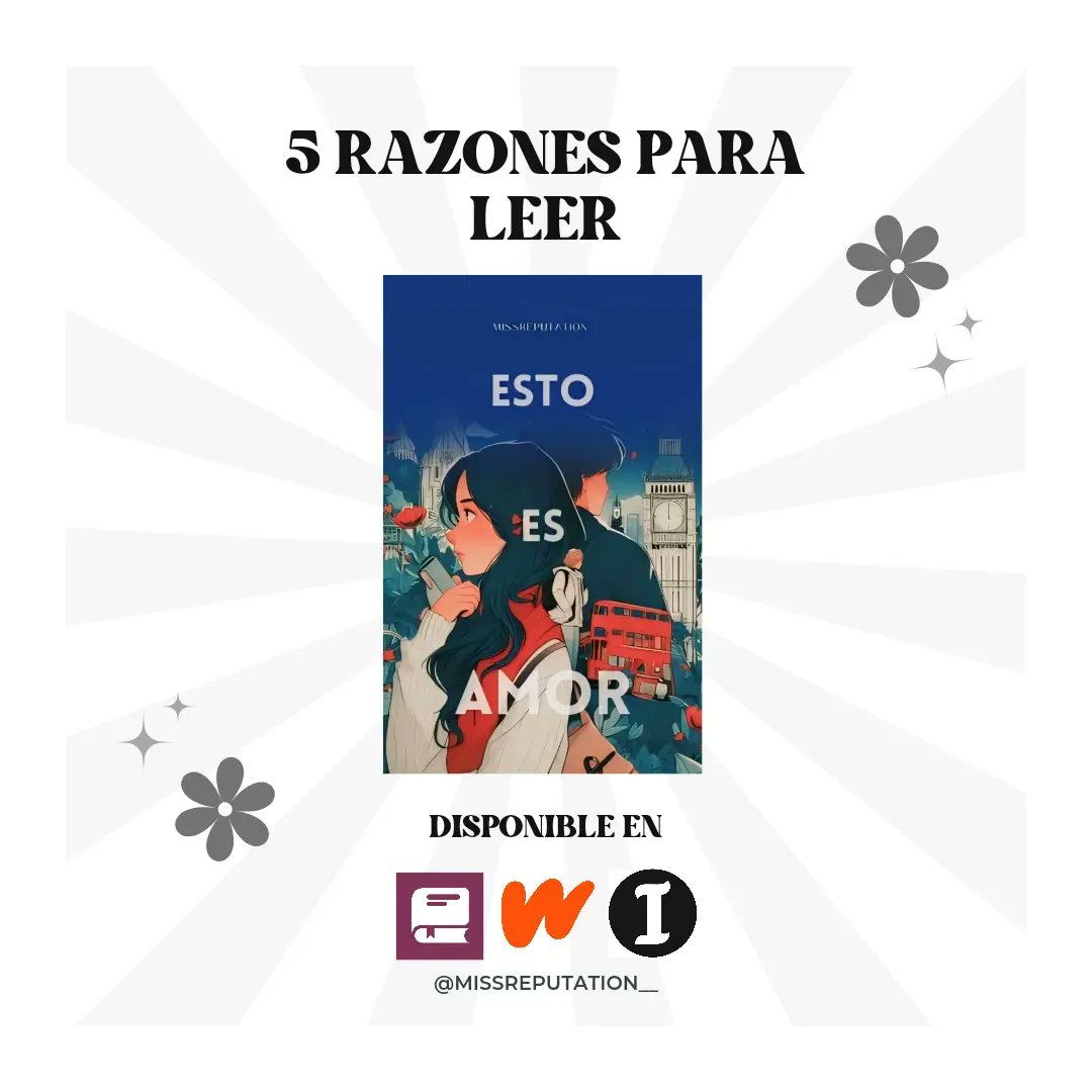 MissReputation_'s tweet image. ¡Hola tulips! 🌷 ¿qué tal su semana? 

Vengo a dejarles las 5 razones de por que deberían leer mi historia ✨️ 

No siendo más, nos leemos pronto 🤍 
#Wattpad #BookTwitter #booklovers #book