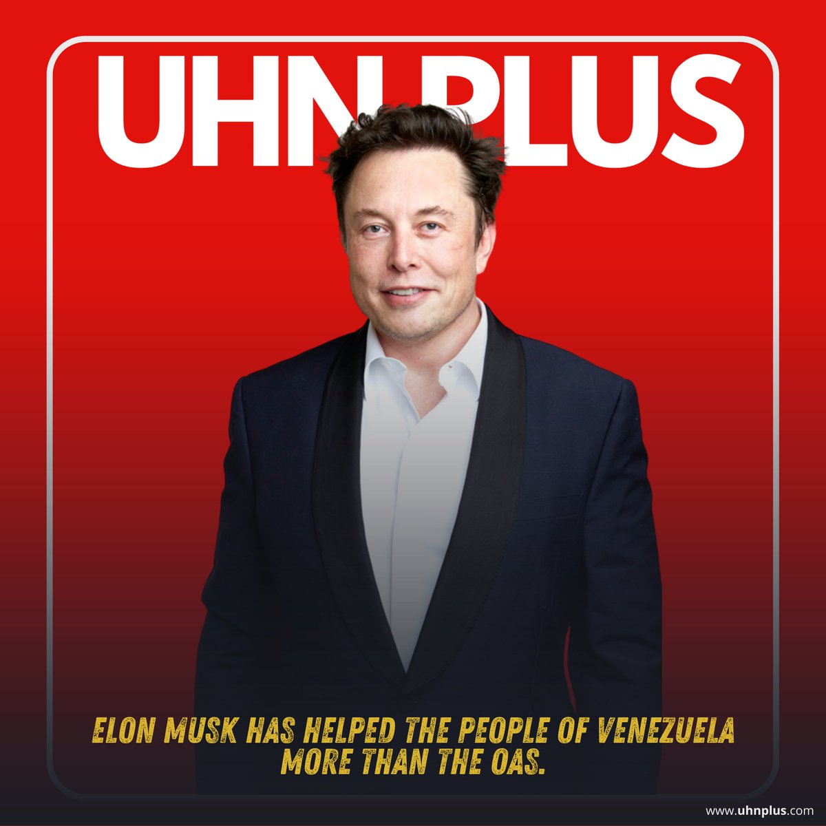 🇻🇪 | OPINION

Podrás amarlo u odiarlo, pero el inmenso apoyo que durante todos estos días ha brindado <a href="/elonmusk/">Elon Musk</a> a la causa de Venezuela, jamás sera olvidado.

¡Gracias por eso!