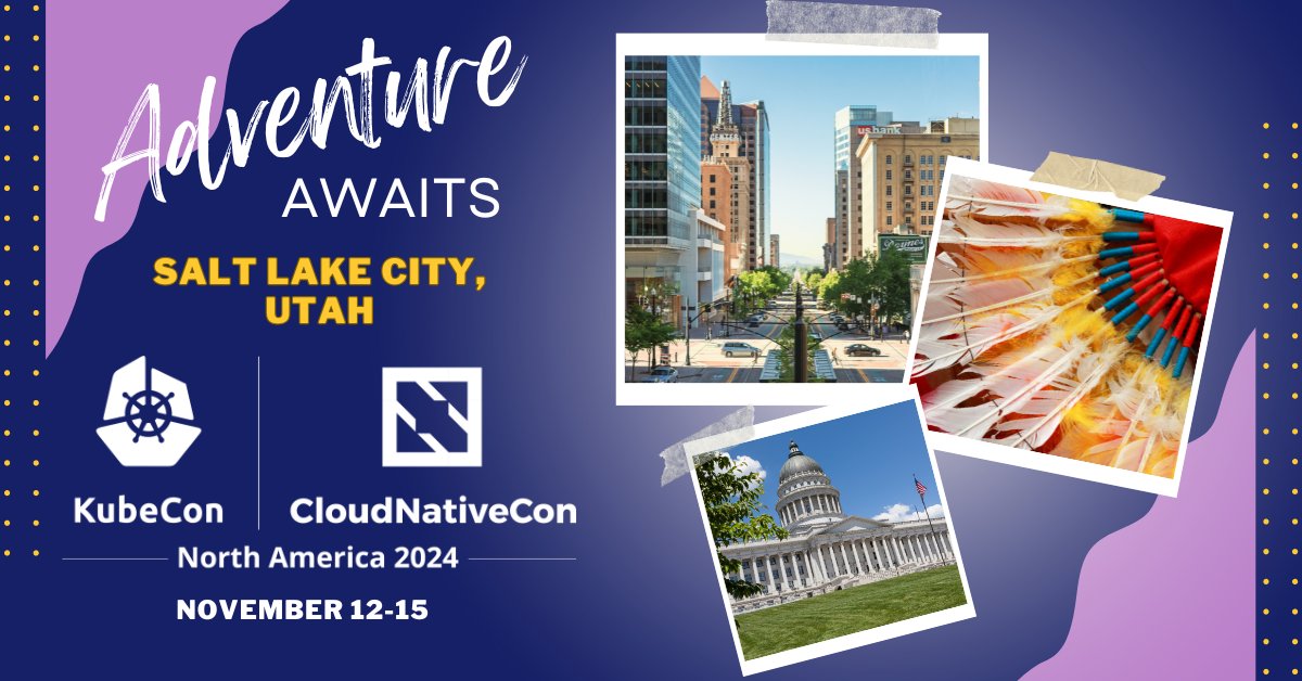 Explore #SLC during #KubeCon + #CloudNativeCon NA, Nov 12-15! Get a history lesson at Heritage Village, tour the capitol building, or cool off at Olympic Legacy Fountain. Turn your tech trip into an adventure. Register + SAVE by Aug 26 → hubs.la/Q02JTz7Q0