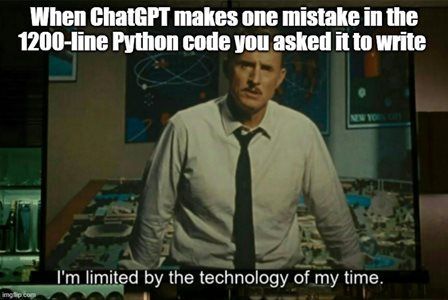DigitalMemeLab's tweet photo. When you expect perfection from AI but forget humans built it. 🤷‍♂️🖥️ #AI #CodingLife #TechHumor https://t.co/ANgZGm04MI