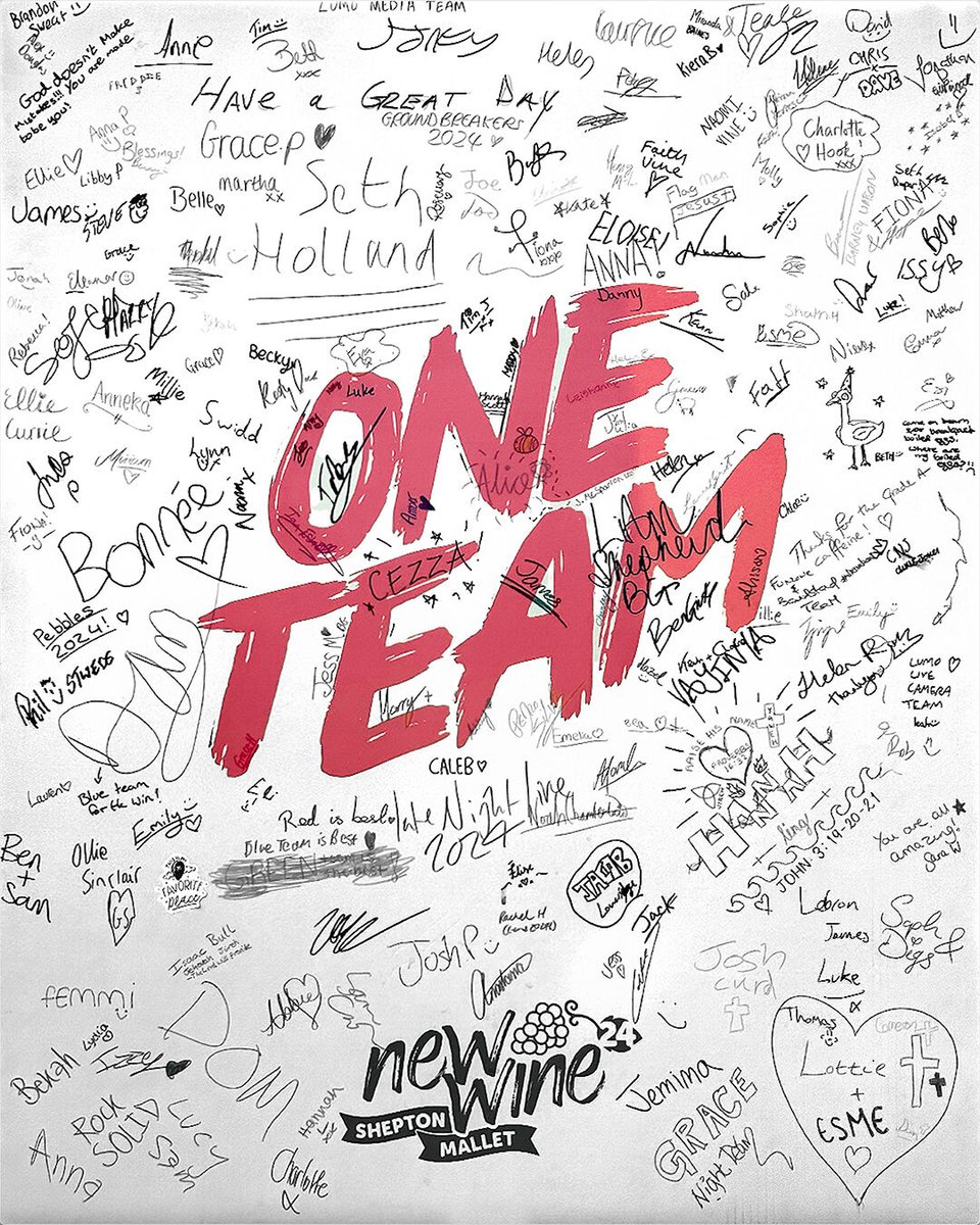 If you served on team at New Wine Festival this year - THANK YOU! 

We litterally couldn't of done it without you, thank you for enabling 14,000 people to meet with Jesus. 

#NWFestival #NWFest #OneTeam