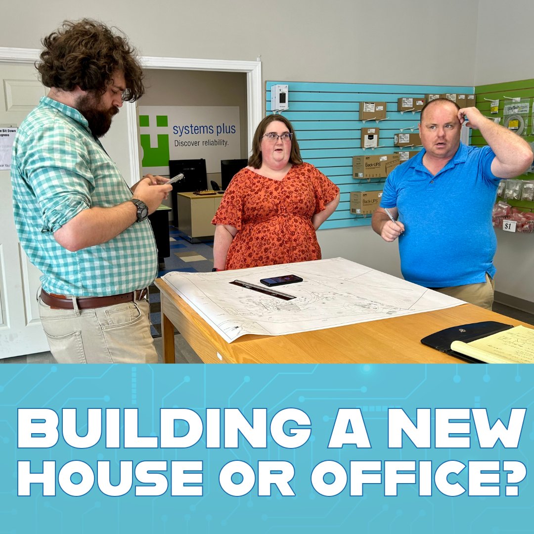 SystemsPlusCom1's tweet image. Attention future homeowners! Don&apos;t neglect your internet network when building your new space. Take advantage of this opportunity to secure a strong tech foundation that will support you for years to come. Let us help you ensure the best coverage in your house or office. 🏠🔨📶