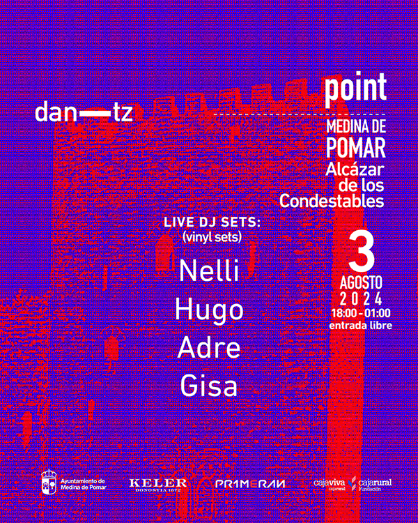 AytoMedina's tweet photo. #DantzPoint #MedinadePomar
🥳 DANTZ-POINT 🥳
DJs Nelli, Hugo, Adre y Gisa 💿
📆 Sábado, 3 de agosto
⏰ 18:00 a 01:00 h.
📍 Alcázar de los Condestables
📢 ¡No te lo puedes perder! 🎉 https://t.co/aGq3eAZBJD