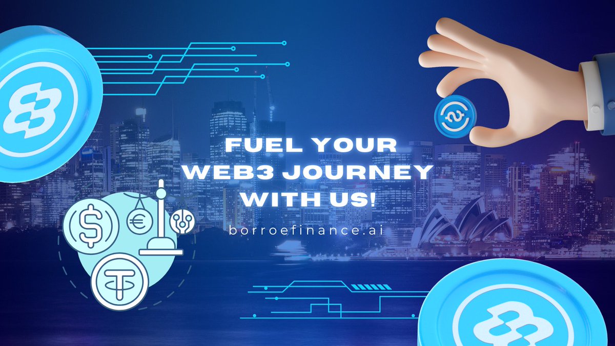🌐 #Web3 adoption is surging, bringing new business opportunities.

💡 Borroe Finance provides immediate cash flow solutions for businesses by leveraging future revenues.

🔗 Fuel your Web3 journey with us! #Crypto #Funding