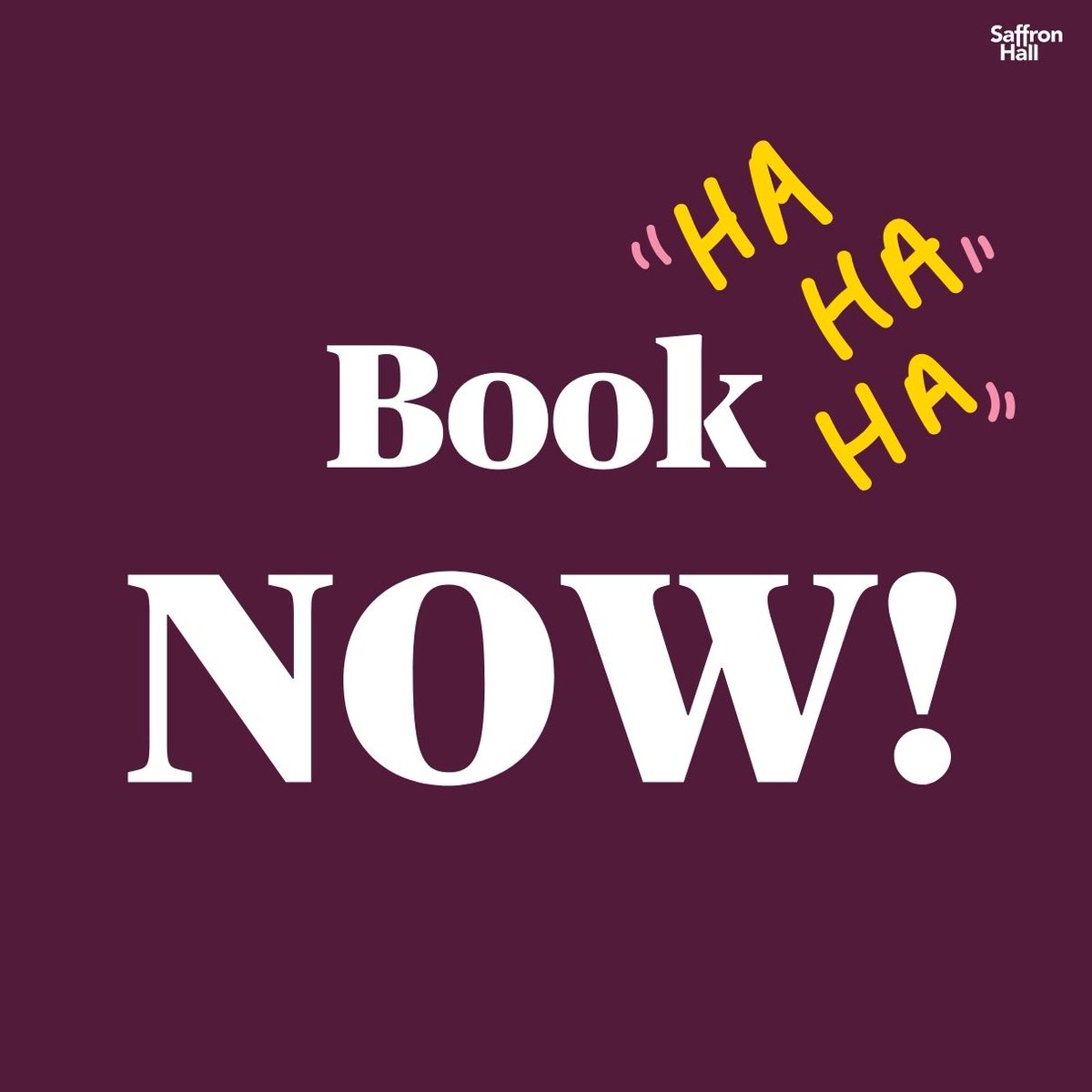 ❗HUGE ANOUNCEMENT❗

Commoners' Comedy Club, Cambridge's favourite comedy club is proud to bring its celebrated shows to Saffron Hall on Fri 27 September &amp; Sat 26 October at 8pm!

Join us for an evening filled with laughter!

❗Book Now❗Link Below⬇️
ow.ly/JllK50SPla6
