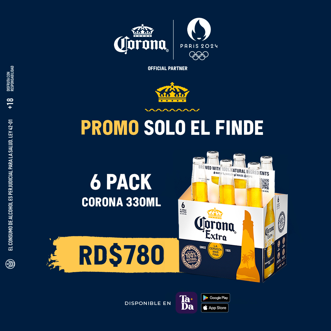 🏃‍♂️🏃‍♀️ Prepárate para la competencia de Atletismo Mixto con tus cervezas Corona.

Aprovecha un 15% OFF con el cupón RDESRAP1DO en #TaDaDelivery. ¡También participas para ganar una caja de cervezas! 🍻 Apoyemos a nuestros atletas para llegar a las finales 🔥