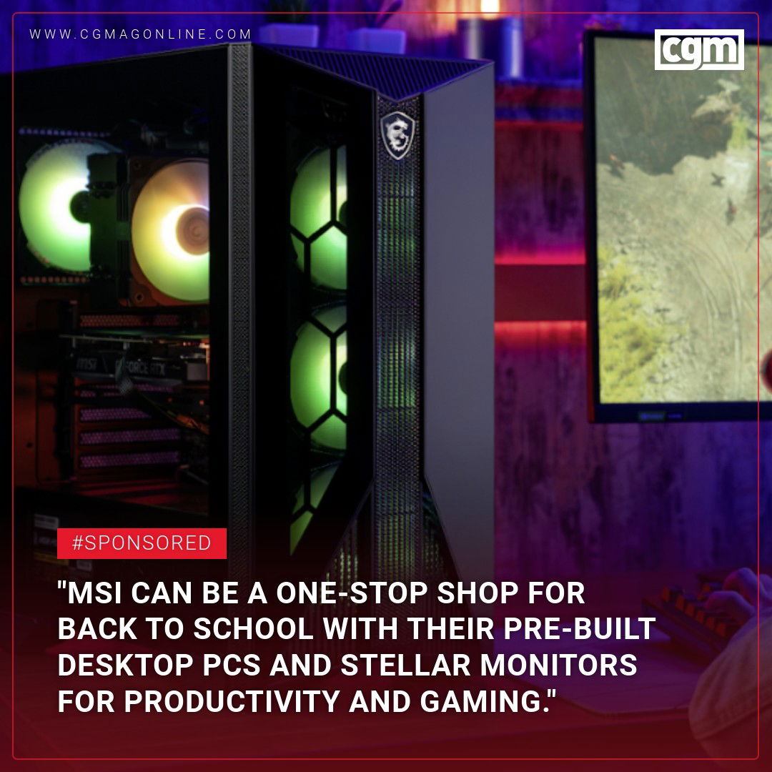 CGMagonline's tweet image. "MSI can be a one-stop shop for back to school with their pre-built desktop PCs and stellar monitors for productivity and gaming."

cgmagonline.com/articles/msi-d…

#msi #backtoschool #desktoppcs #productivity #gaming