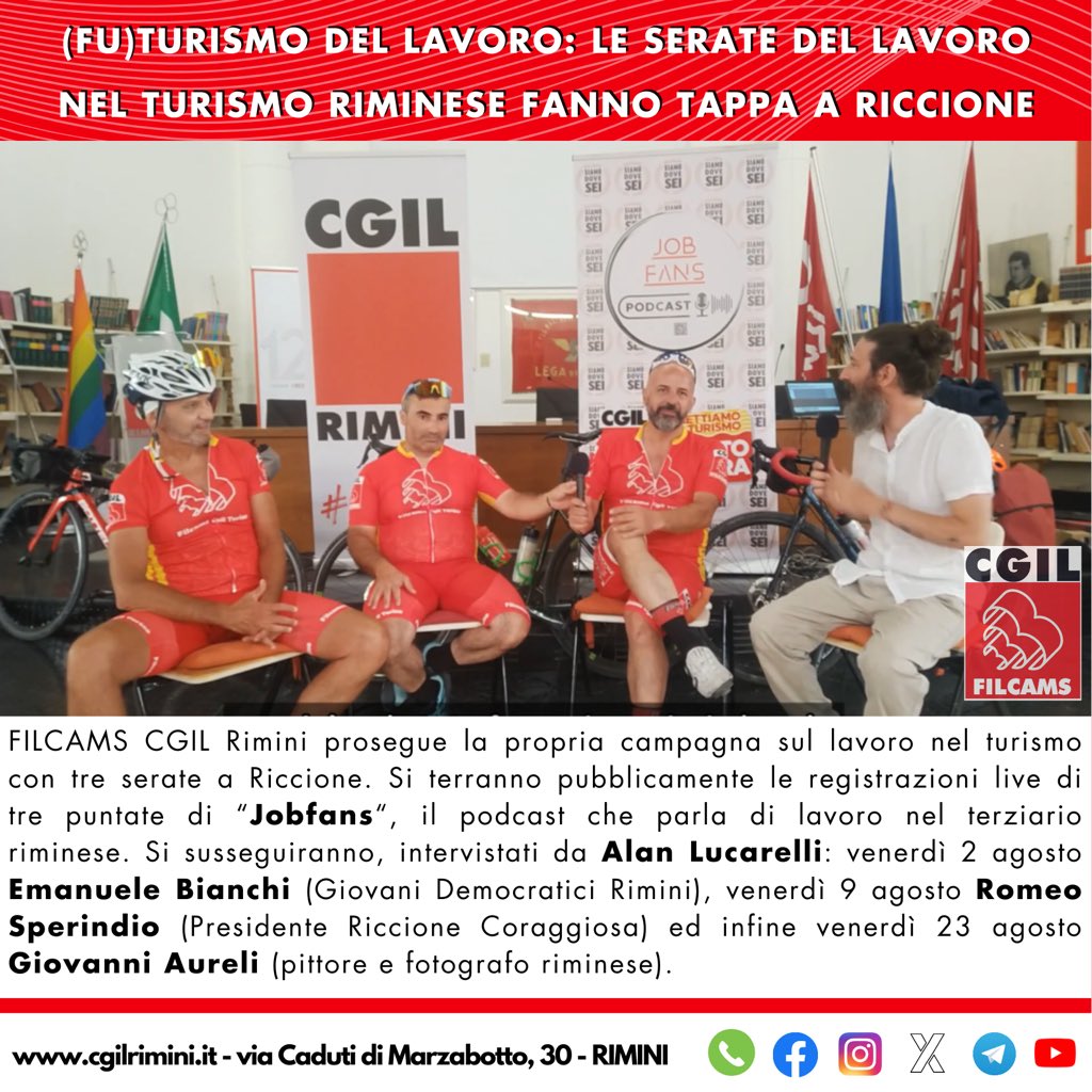 cgilrimini's tweet photo. 🟥⛱️  (𝗙𝗨)𝗧𝗨𝗥𝗜𝗦𝗠𝗢 𝗗𝗘𝗟 𝗟𝗔𝗩𝗢𝗥𝗢: 𝗹𝗲 𝘀𝗲𝗿𝗮𝘁𝗲 𝗱𝗲𝗹 𝗹𝗮𝘃𝗼𝗿𝗼 𝗻𝗲𝗹 𝘁𝘂𝗿𝗶𝘀𝗺𝗼 𝗿𝗶𝗺𝗶𝗻𝗲𝘀𝗲 𝗳𝗮𝗻𝗻𝗼 𝘁𝗮𝗽𝗽𝗮 𝗮 𝗥𝗶𝗰𝗰𝗶𝗼𝗻𝗲

🔗 Leggi qui l’articolo completo https://t.co/J02HZ8dQgz

#turismo  #collettiva #cgil #filcams #riccione #live https://t.co/pmc2LLxoRx