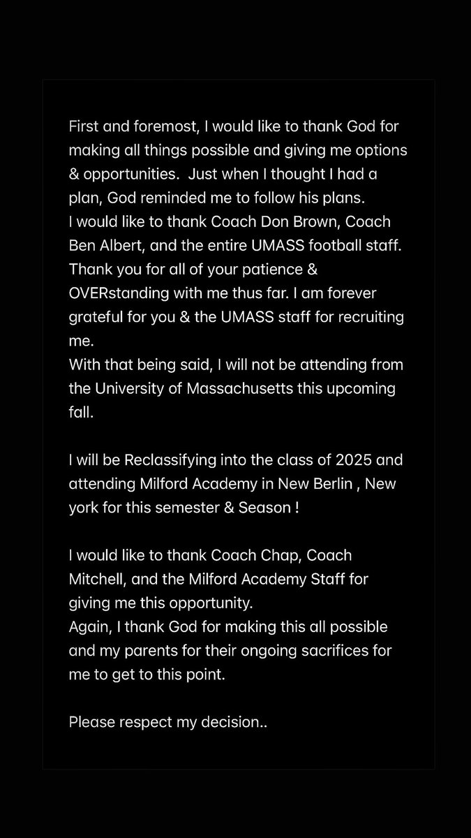 Brahim Wynn Jr. (@brahimwynn1) on Twitter photo <a href="/MilfordPrep/">Milford Academy PG Football</a> #AGTG <a href="/MilfordPrep/">Milford Academy PG Football</a> #AGTG