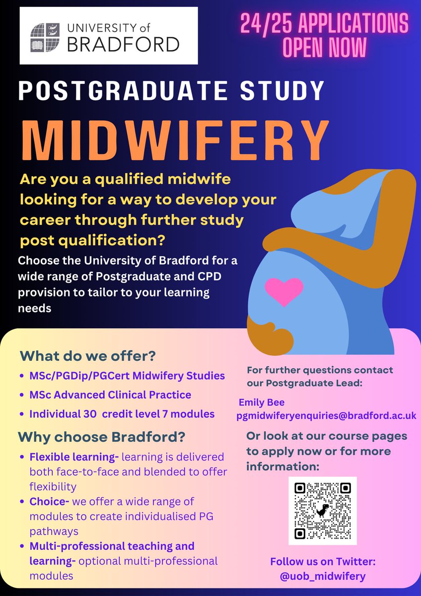 University of Bradford Midwifery tweet media