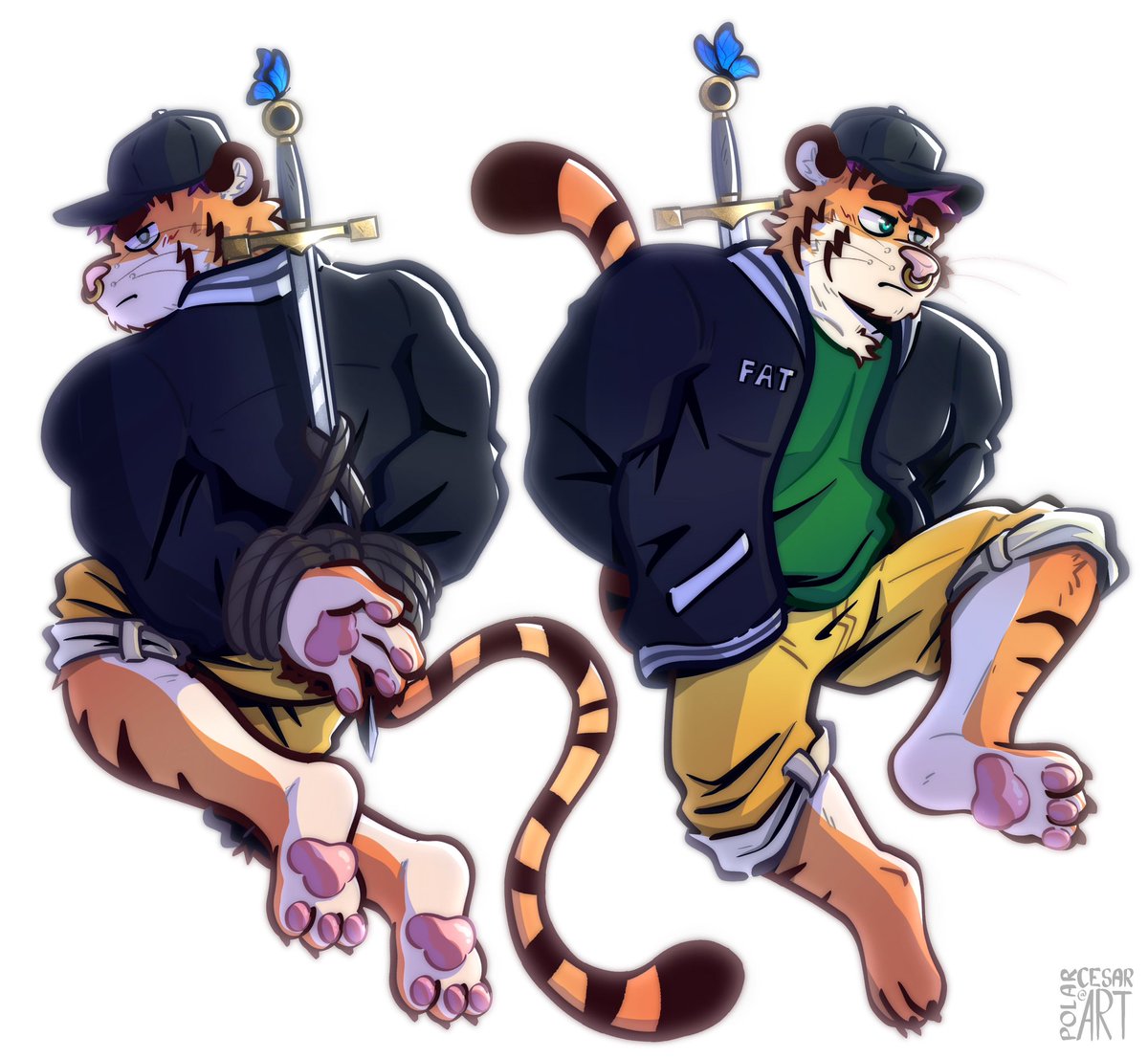 CesarPolarArts's tweet photo. Commission 🐯🗡️

for @/cunquii https://t.co/2Tr1cBDf5E