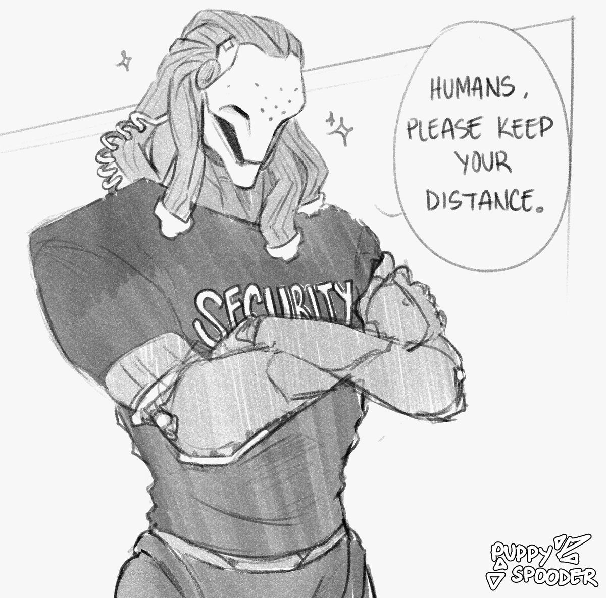 puppyspooder's tweet image. Idol fan x Bodyguard AU #dvattra #Overwatch2 #sketch