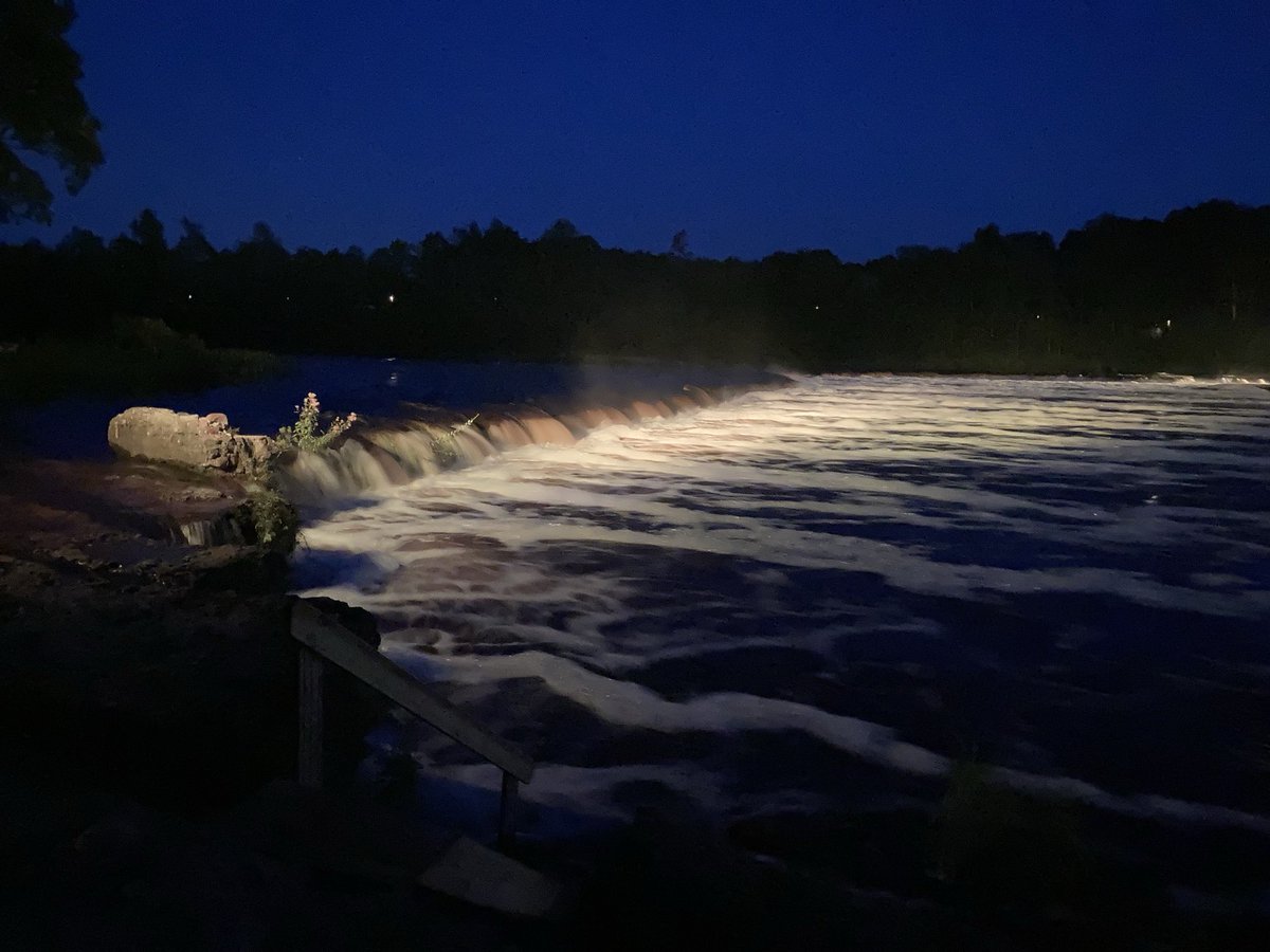Visit to Kuldiga in Latvia, which has a 240 metre long waterfall. Sunsets on beaches are always beautiful 🤩