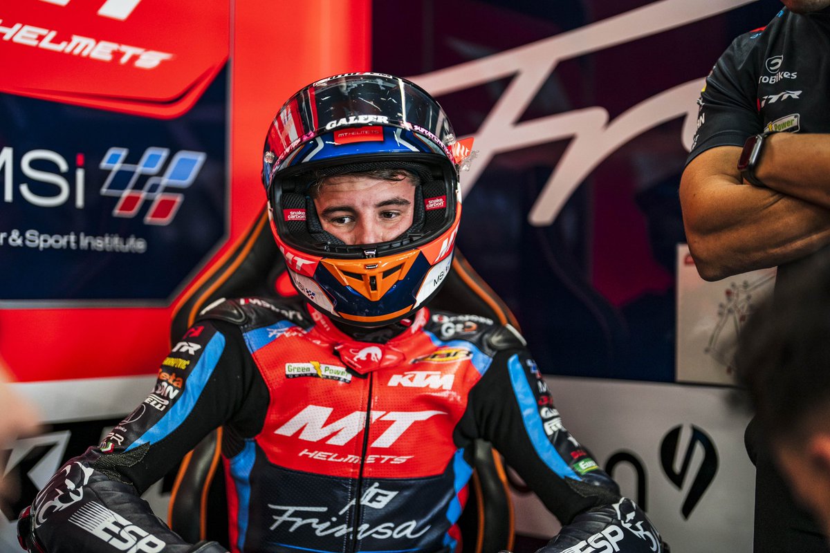 MSiRacingTeam's tweet image. PRACTICE DAY ✅ - BRITISH GP 🇬🇧💨 

Positive first day for our Moto3 riders!

🅿️2️⃣ @ivanortola48 
🅿️8️⃣ @ryusei_yamanaka6 

#mthelmetsmsifamily♥️ #mthelmetsmsi #msispain #moto3 #motogp #2024season #britishgp #ivanortolá #ryuseiyamanaka