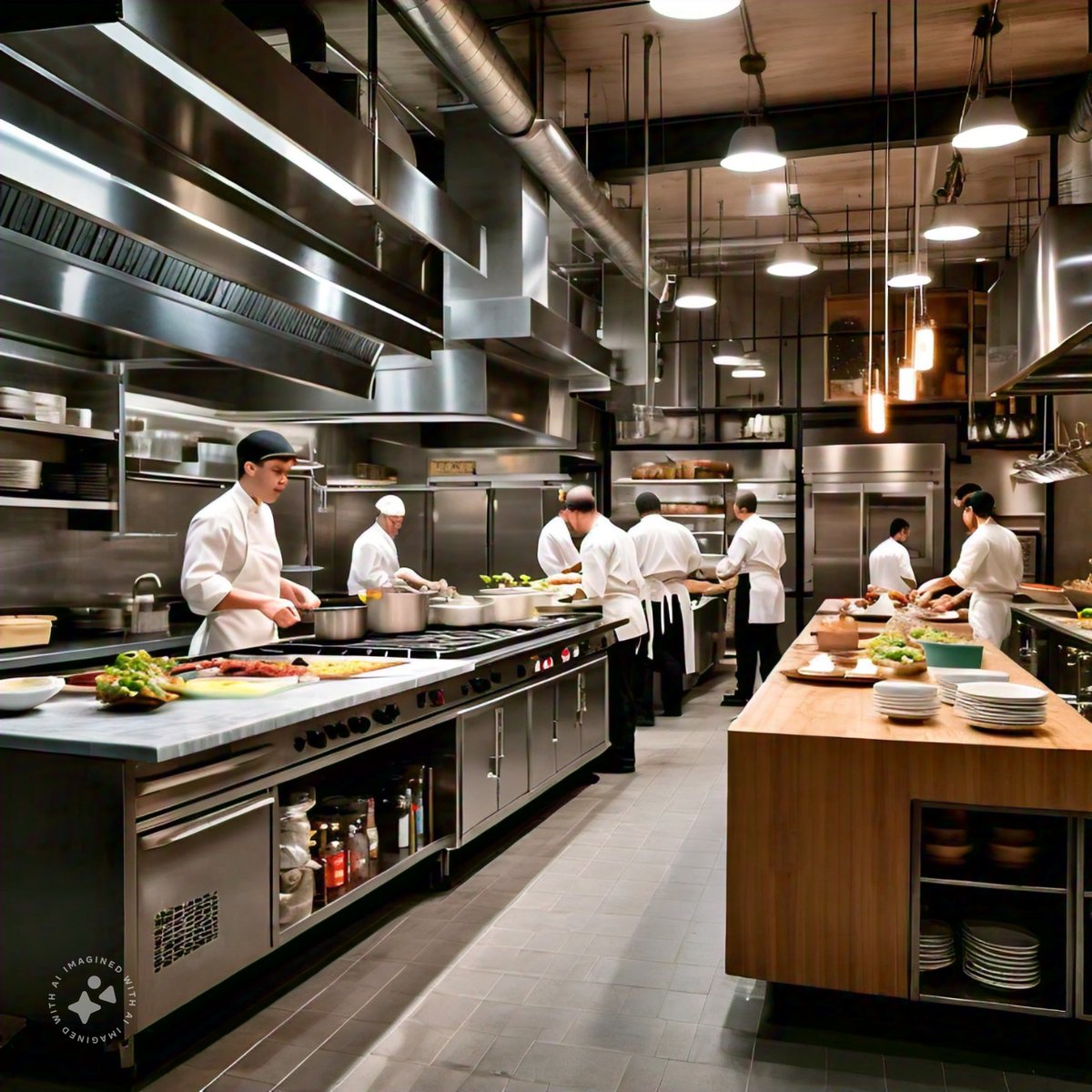 MichaelMallar's tweet image. Introducing the Future of Commercial Kitchens! YoungCaruso &amp;amp; Betsch Associates present a revolutionary open kitchen design with automated solutions, optimized workflow &amp;amp; sustainable materials. #CommercialKitchenDesign #OpenKitchen #FoodServiceInnovation
