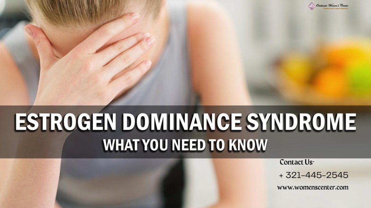 WomensCenter_FL's tweet image. Estrogen dominance is a condition that affects women of all ages. It can cause a wide variety of symptoms, some of which are very uncomfortable. In this blog post, we will discuss what #estrogendominance is, and how you can deal with it... t.ly/bUB1L