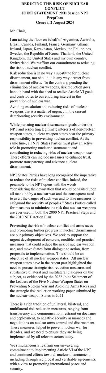 Swiss Security Policy tweet media