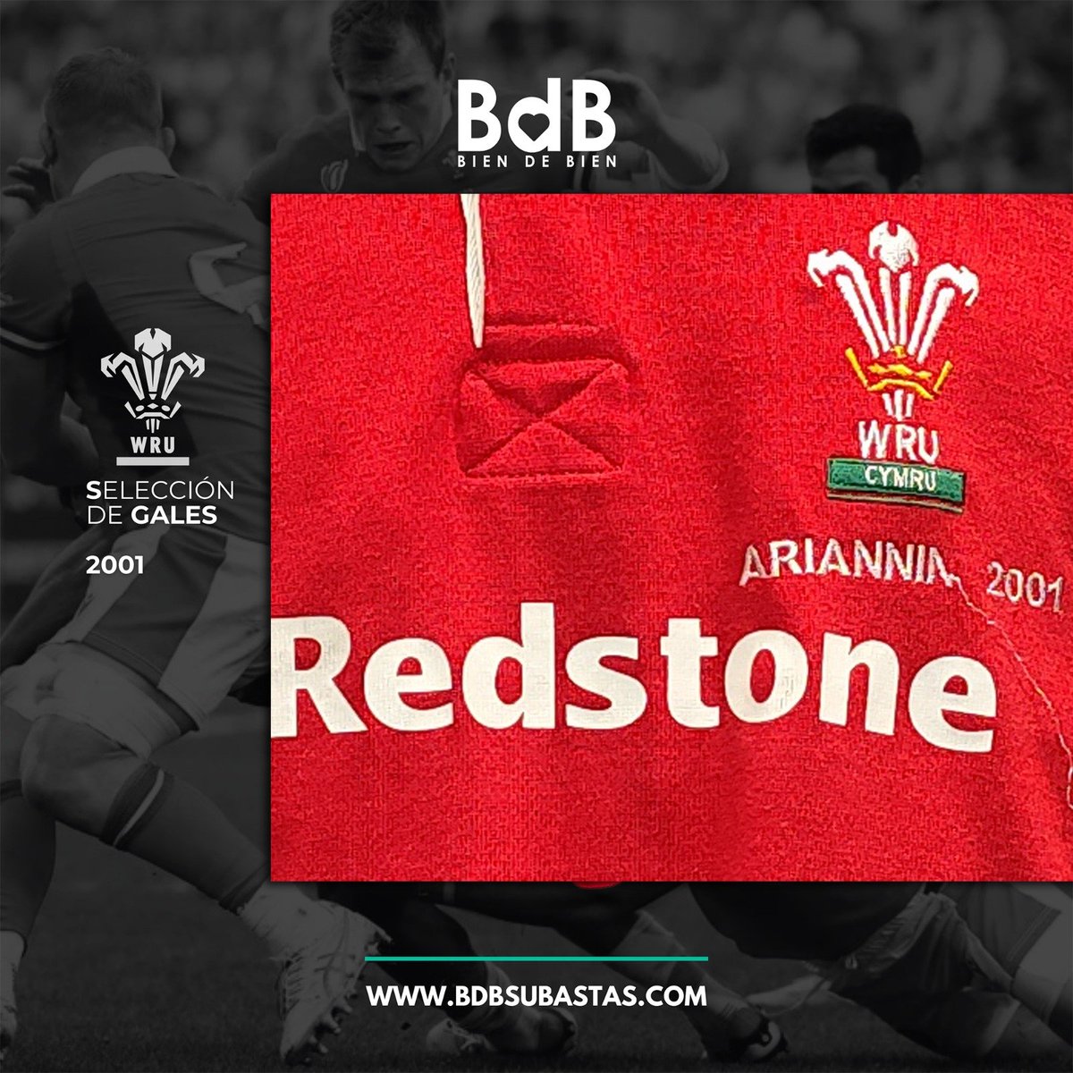 🔥🏉 ¡Subastá por la camiseta Blood Replacement de la
<a href="/WelshRugbyUnion/">Welsh Rugby Union 🏴󠁧󠁢󠁷󠁬󠁳󠁿</a>! bdbsubastas.com/subasta/camise…

¡Tenés tiempo hasta el 5/8! bdbsubastas.com/subasta/camise… #RugbyChampionship