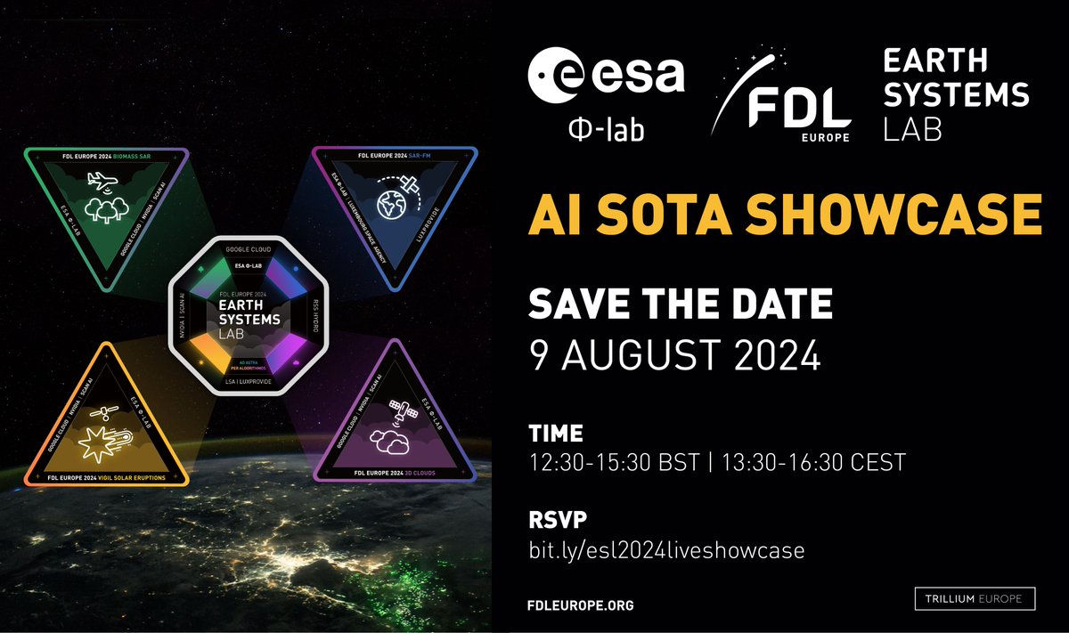 🌱 At the FDL Europe Earth Systems Lab, we’re harnessing the power of AI to address climate change and enhance sustainability. If you’re interested in how AI can really make a difference, join us! 
⌚WHEN: 9th August 2024
✅RSVP: bit.ly/esl2024livesho…
#ClimateAction #AI4good