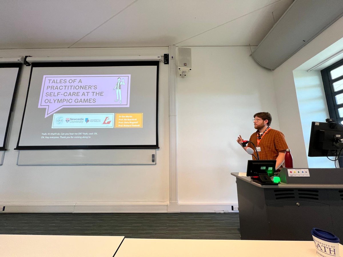 Dan Martin (@dm_sportpsych) on Twitter photo Excellent few days at <a href="/QRSE2024/">QRSE 2024</a>
I presented vignettes and graphical representations of practitioner self-care created with <a href="/AQuartiroli/">Ale Quartiroli</a> <a href="/wagstaffchris/">Chris Wagstaff</a> <a href="/thelwellrc/">Prof Richard Thelwell</a>
Lots to reflect on but the biggest takeaway is the excellent community! Excited to do it all again in Toronto Excellent few days at <a href="/QRSE2024/">QRSE 2024</a>
I presented vignettes and graphical representations of practitioner self-care created with <a href="/AQuartiroli/">Ale Quartiroli</a> <a href="/wagstaffchris/">Chris Wagstaff</a> <a href="/thelwellrc/">Prof Richard Thelwell</a>
Lots to reflect on but the biggest takeaway is the excellent community! Excited to do it all again in Toronto