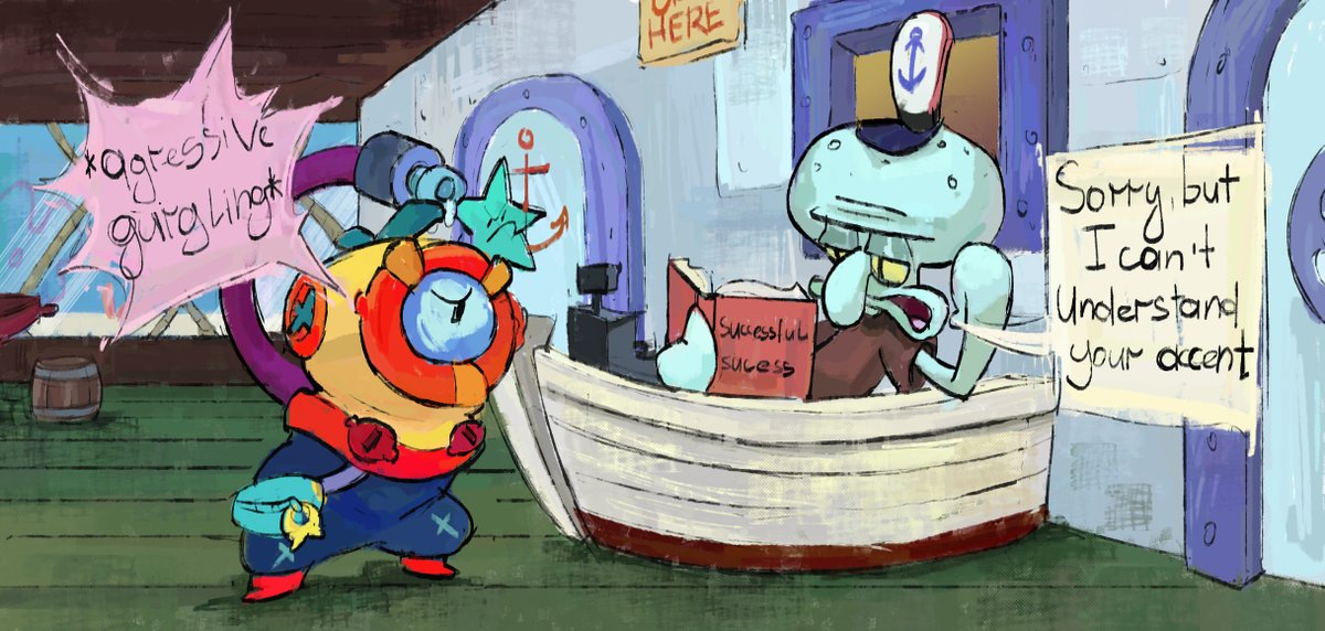 Aaaaakotackbas's tweet image. #SpongeBob #SpongeBobFanart
#BrawlStars #BrawlStarsArt 
Я просто обязан был.....