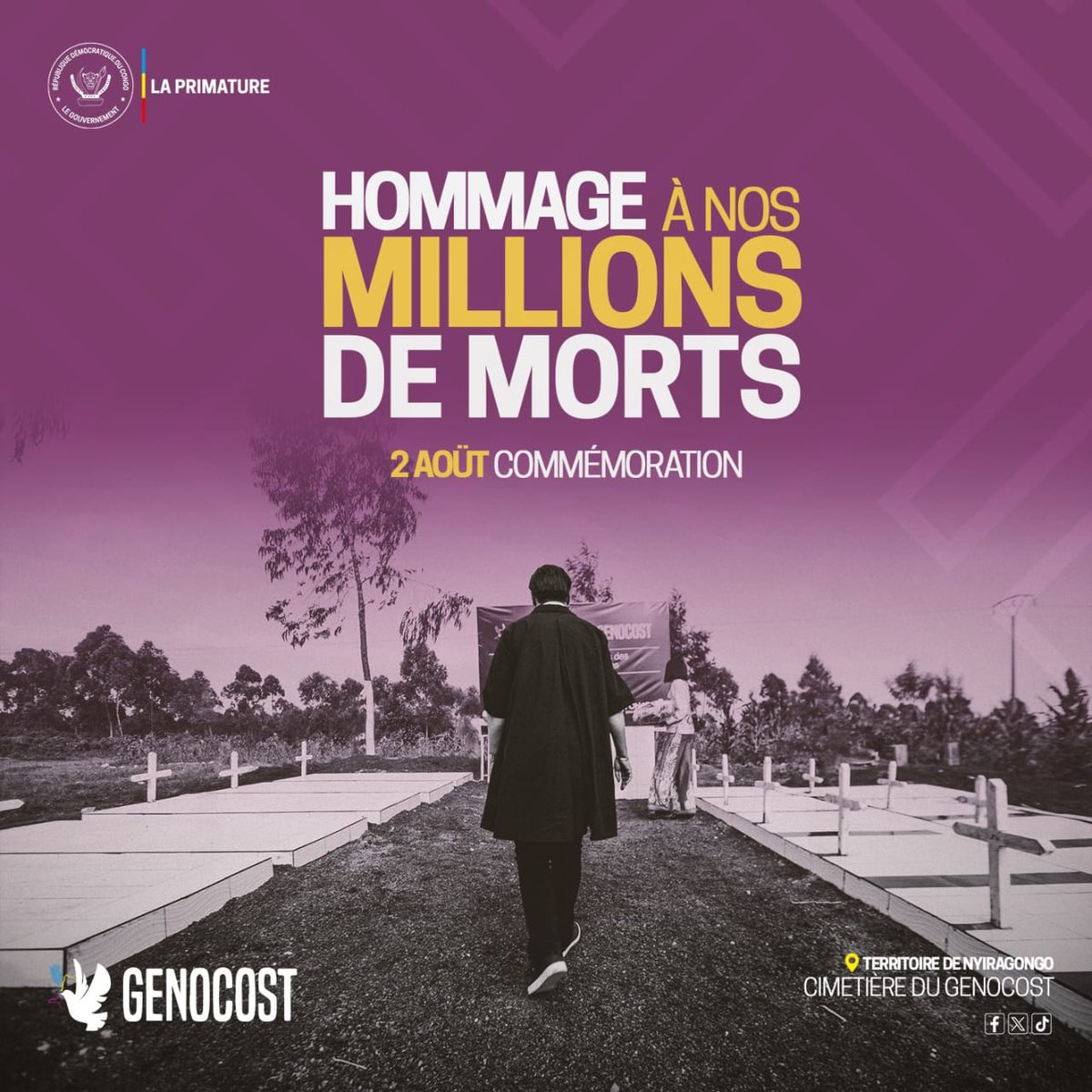 Votre sang versé dans les tourments les plus outrés est, à jamais, le ferment de notre unité nationale.
Votre sacrifice est un tocsin qui rappelle que nos *ressources naturelles* doivent servir à bâtir la grandeur de la RDC.
Reposez en paix, héros.