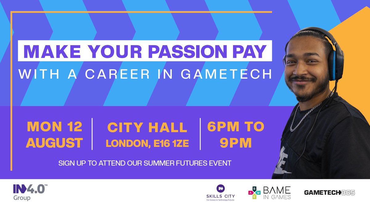 Gaming enthusiasts! Join us on August 12th at City Hall, London, for the launch of IN4 Group's Gametech provision. For 19+ and UK residents.

Sign up now: rb.gy/lgw7s2