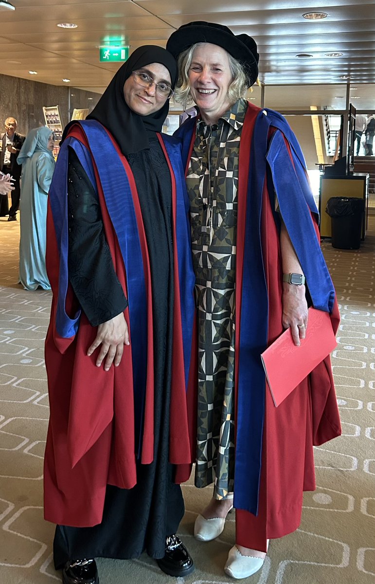 Prof Catherine Evans (@catherinejanee1) on Twitter photo Graduation day 🙌 @KingsNursing <a href="/CSI_KCL/">Cicely Saunders Institute at King's</a> Immensely proud to supervise Dr Sameera Helal <a href="/uobedubh/">جامعة البحرين - University Of Bahrain</a> and see her receive her #PhD today 🏆🏆 Graduation day 🙌 @KingsNursing <a href="/CSI_KCL/">Cicely Saunders Institute at King's</a> Immensely proud to supervise Dr Sameera Helal <a href="/uobedubh/">جامعة البحرين - University Of Bahrain</a> and see her receive her #PhD today 🏆🏆