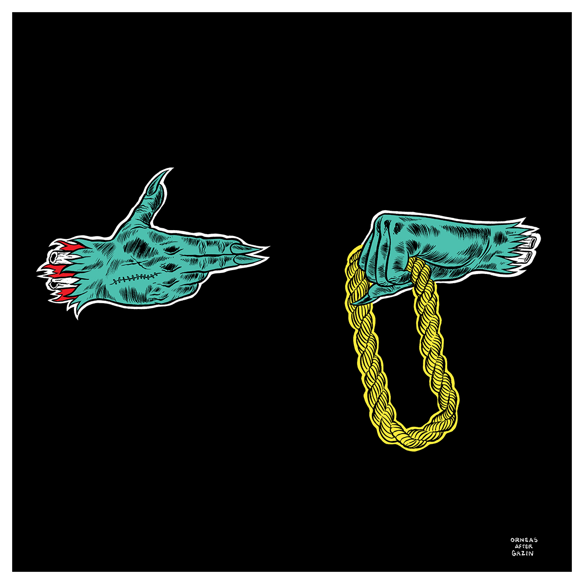 slurmo's tweet photo. Day 10 of 10 days of #ClassicAlbumCovers recreations is Run The Jewels - Run The Jewels . What's your favorite track? #RunTheJewels #BOAClassicAlbumCovers #BuyOrnelasArt #metal #punkrock #hxc #punkrock #hxcpunk #hxcrising #hxc #hxcstilllives #rocknroll #hiphop #RTJ #RTJ1 https://t.co/uqB6iv3KaA