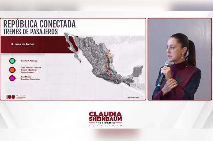 hamlet_almaguer's tweet photo. Estamos discutiendo la reforma al artículo 28 constitucional para impulsar el sistema de tren de pasajeros, que forma parte del segundo piso de la cuarta transformación, las rutas ya fueron anunciadas por nuestra futura presidenta, Dra. @Claudiashein. https://t.co/ykqhTFcBki