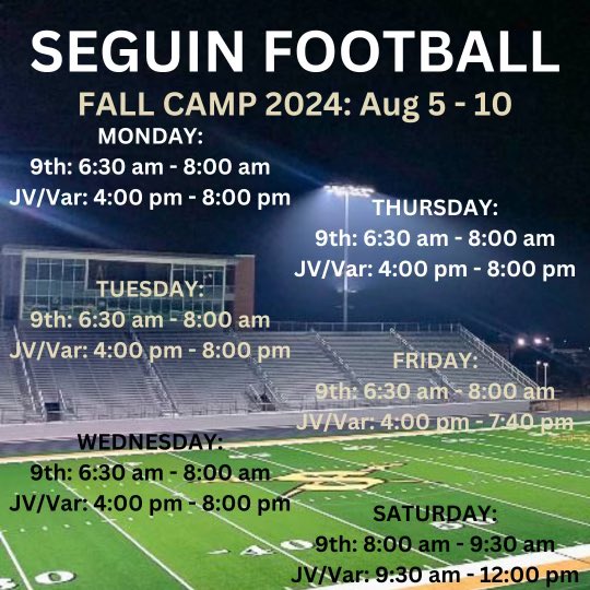 Seguin Football tweet media