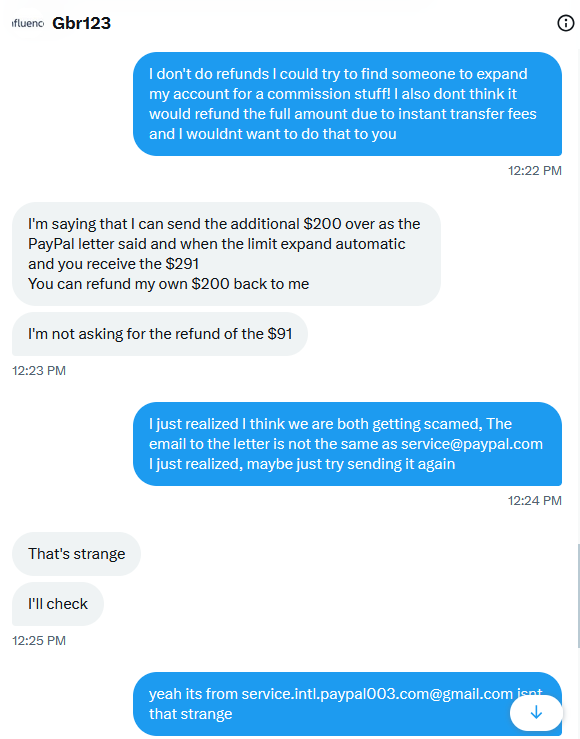 RuffRuffRats's tweet photo. Almost just got scamed on paypal stay vigilant yall
#scam #commissionscam https://t.co/zQKdLNIchL