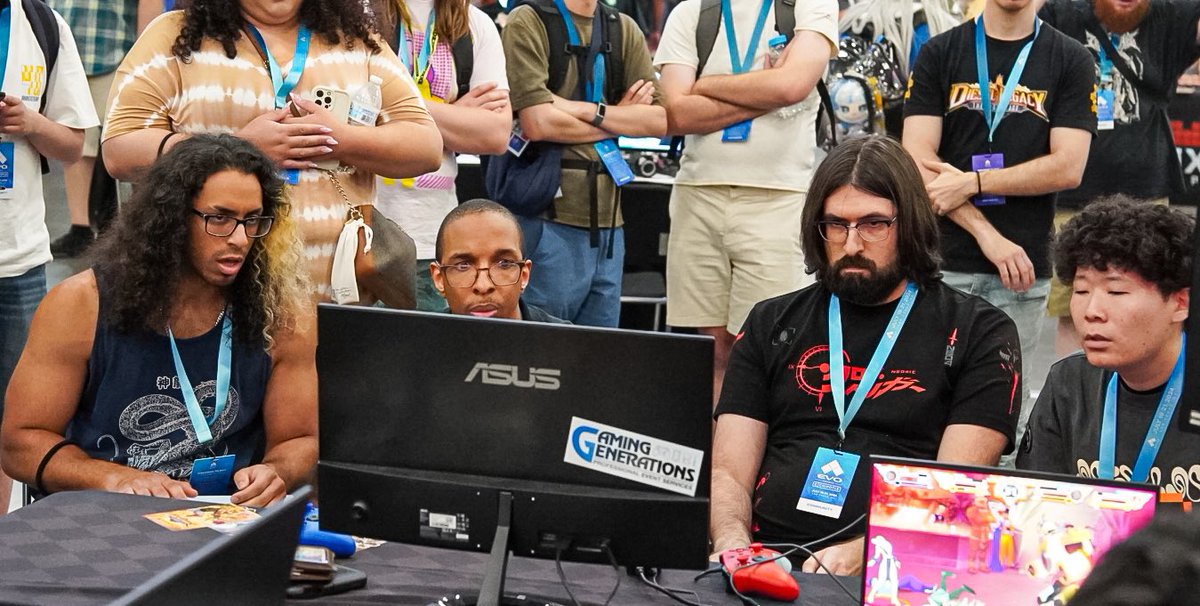 DynamikFocus's tweet image. We got pictures of @UchiGang during his wild ride at #EVO2024. From the Capcom booth to his Diesel Legacy run and the Ryan to Ryan Tiny Mics, Uchi was really on the move that weekend.

Catch him more with his @TellemFGC series. It’s Hilarious with a capital Huuuuuh.