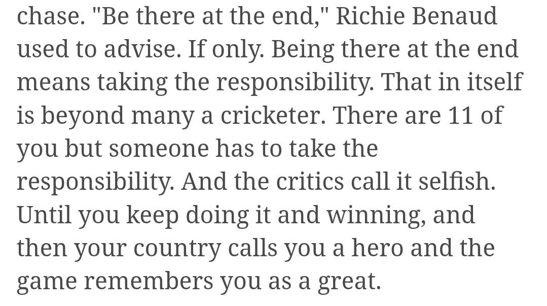 KlolZone's tweet photo. Richie Benaud said it on Virat Kohli's 765 CWC campaign

Virat Kohli's stability literally gave the whole team that cushion to play the way they wants 😹 https://t.co/16oqVldWO4