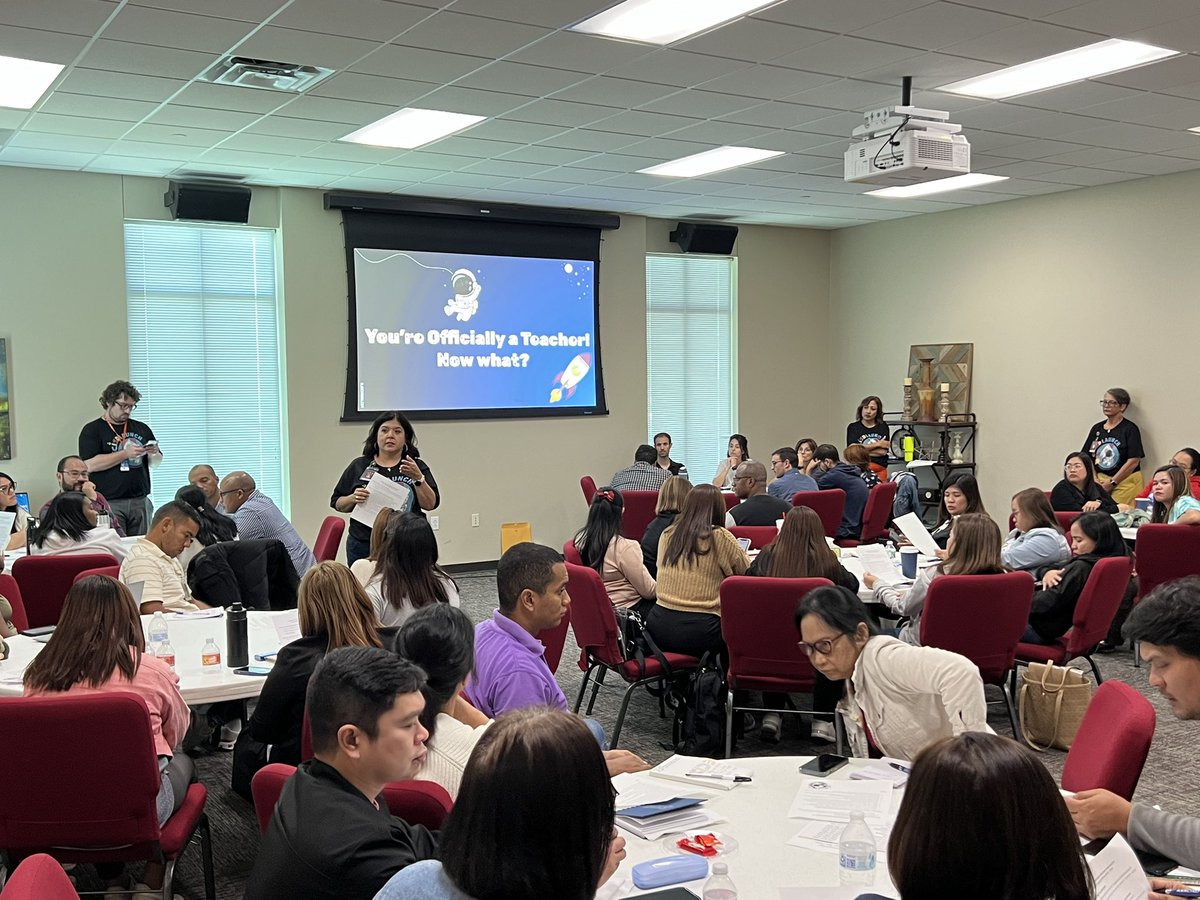 LTavarezECISD's tweet photo. Had a blast this summer welcoming our newest #teamECISD teachers during our “Launch” sessions! 🚀👩🏼‍🚀🧑🏾‍🚀🌓⭐️ We wrapped up these summer sessions with our incredible group of International Teachers - such an awesome, excited group. Looking forward to continuing to grow this experience! 🪴 #ecisdliftoff #impact